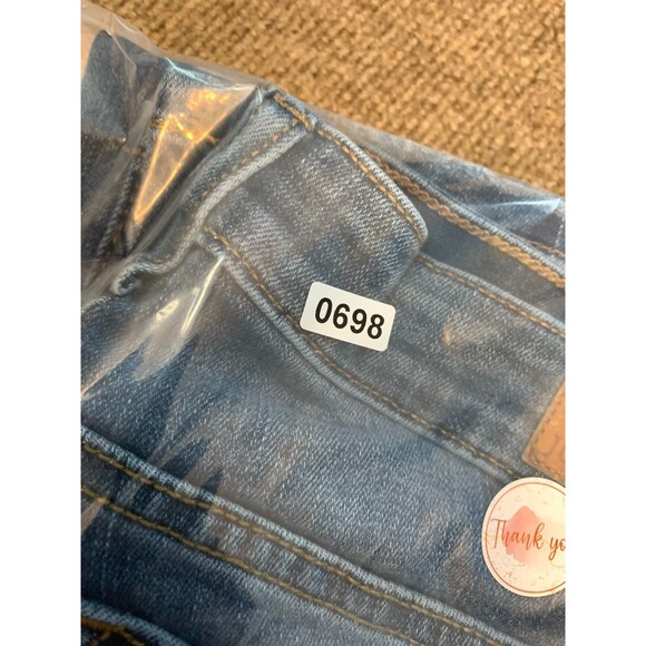 Judy Blue Jeans Womens 5/27 Boyfriend Distresed Stretch Whiskered Relaxed Denim - Picture 9 of 9